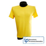 camiseta-tipoalgodon-amarilla-insumos-promocionales