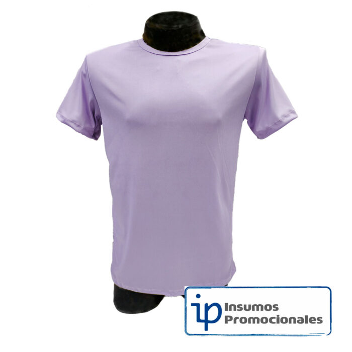 camiseta-poliester-lila-insumos-promocionales